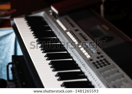 Keyboard or piano and beautiful 