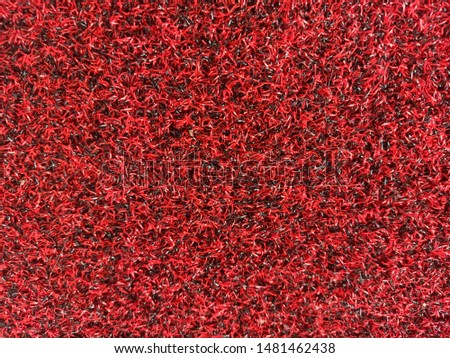 Close-up photos of red carpet used for background