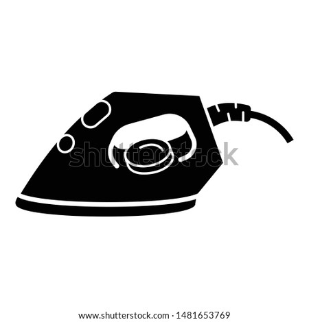 Wire iron icon. Simple illustration of wire iron vector icon for web design isolated on white background