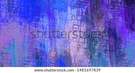 Retro style oil drawing. 2d illustration. Texture backdrop painting form. Creative chaos structure element mix matrix material creation bitmap figures. Acrylic.