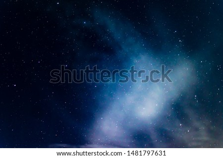 A sky full of stars and the milkyway Royalty-Free Stock Photo #1481797631