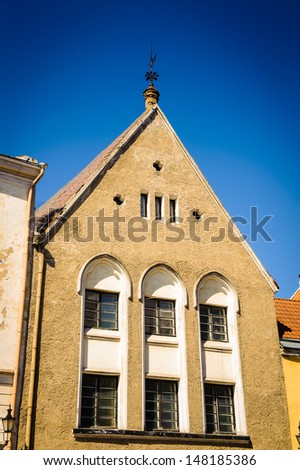 Architecture of the Old Town of Tallin, Estonia