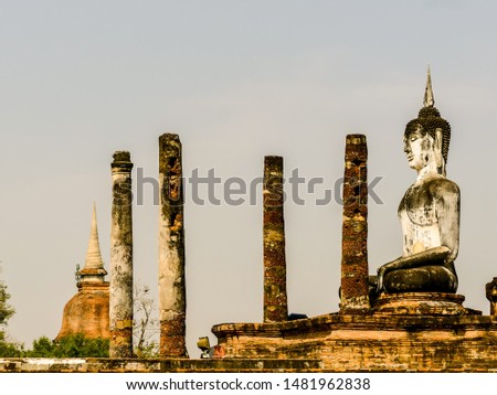 pagoda in thailand, digital photo picture as a background