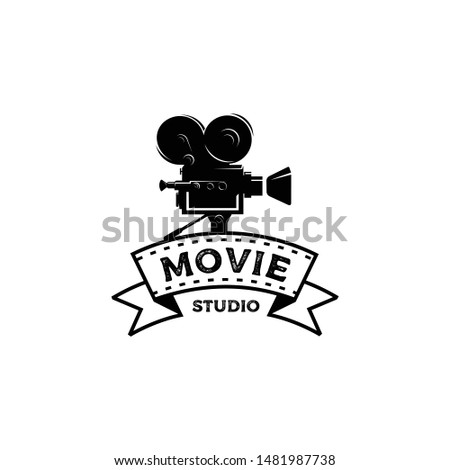 movie maker studio vintage logo