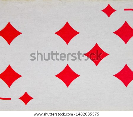playing cards Card seven of diamonds, suit of diamonds