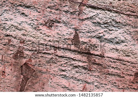 Close up view on detailed concrete walls with paint and cracks in high resolution