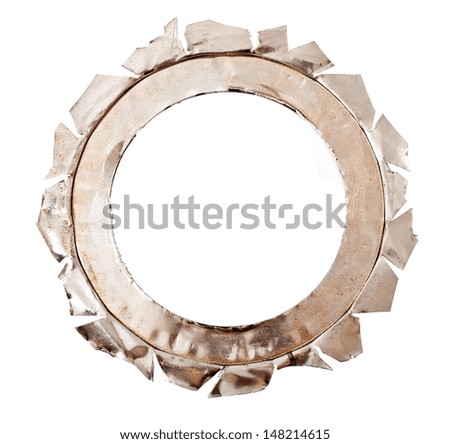 Abstract frame on a white background