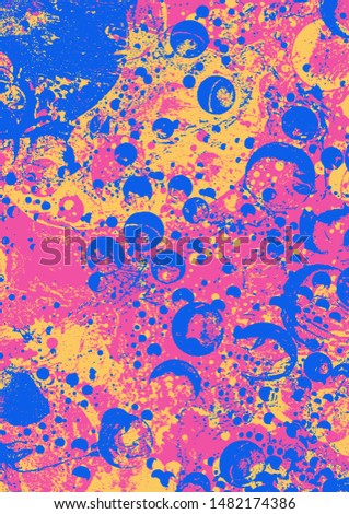 Abstract Space, grunge background. Vector illustration