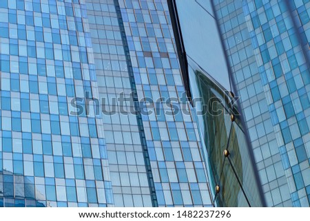 Abstract modern office building background
