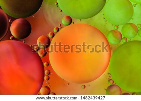 oil bubbles colourful macro photography