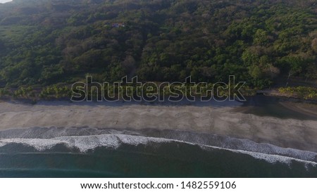 Aerial picture, Playa Carrillo, Costa Rica