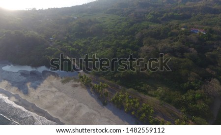 Aerial picture, Playa Carrillo, Costa Rica