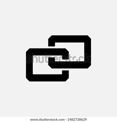 Link Icon. Chain, Network or Connection Illustration As A Simple Vector Sign & Trendy Symbol for Design,  Websites, Presentation or Mobile Application.  