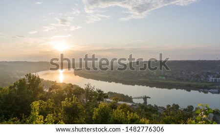 Sunrise Over the Ohio River