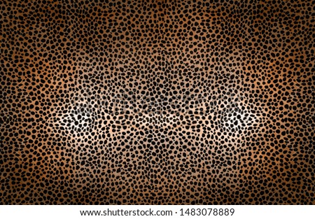Leopard skin pattern on background
