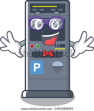 Geek parking vending machine the cartoon shape