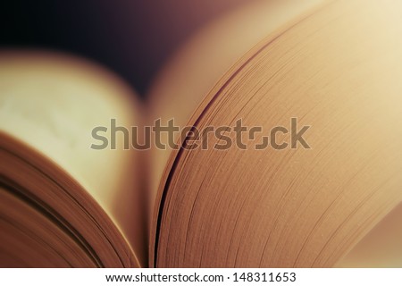 View of book pages