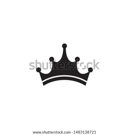 Crown logo design vector template
