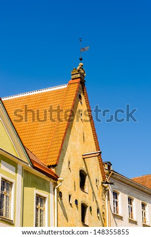 Architecture of the Old Town of Tallin, Estonia