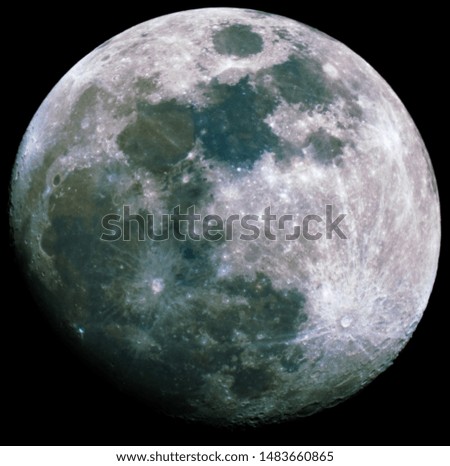 Close up of The Moon