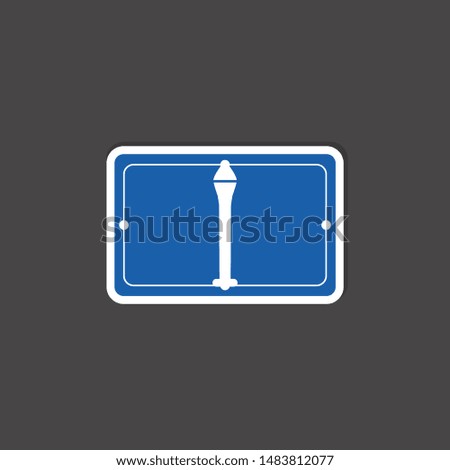 street light icon to be used for web print and mobile application