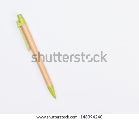 ball point pen isolated on white background 