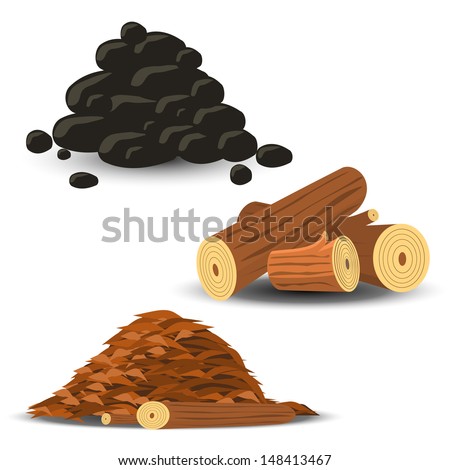 Firewood, Wood Chips and Coal