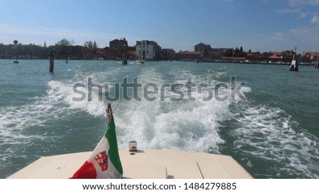 This is Venice from a boat