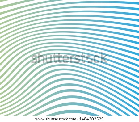 Abstract wave element for design. Stylized line art background. Vector illustration. Wave with colorful lines. Curved wavy line, smooth stripe