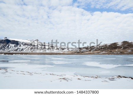 Snaefellsnes peninsule West of Iceland in winter