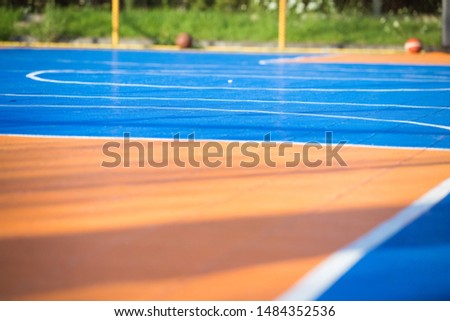 Basketball Synthetic Surface sports court background
