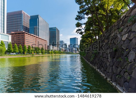 The Imperial Palace is located in the center of Tokyo and a short walk from Tokyo Station. The large plaza in front of The Imperial Palace are surrounded by moats and skyscrapers.