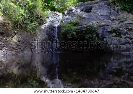 Waterfall in the inter national park very fresh nature and good trip in holiday.