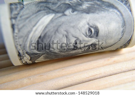 close up of dollar bill 