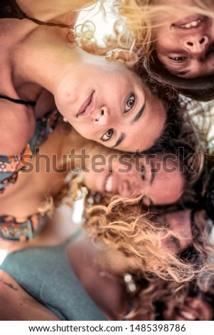 group of friends take a picture togheter