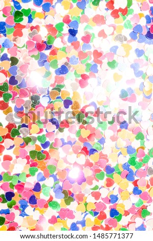 Photo picture of Heart texture background for Valentine's day