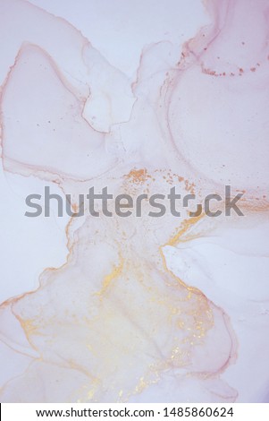 The picture is painted in alcohol ink. Abstraction will perfectly fit into a modern interior. Closeup of the painting. Colorful abstract painting background. Highly-textured oil paint.