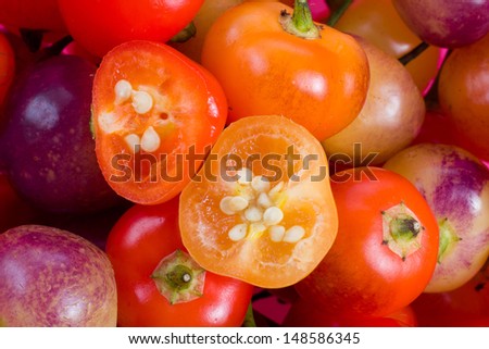  Cherry little pepper isolated