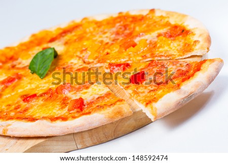 Italian Pizza Tomato and Mozzarella