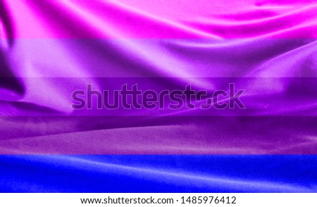Realistic flag of Alternative Transgender pride on the wavy surface of fabric