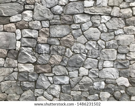 Grey&white stone wall decoration/ background