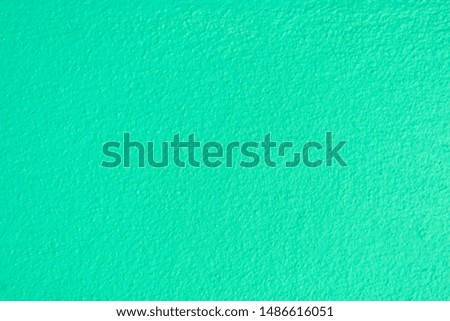Aqua blue color cement wall texture background