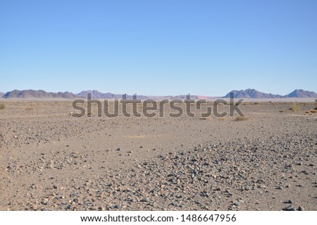 Landscape of Sesriem, Namibian desert