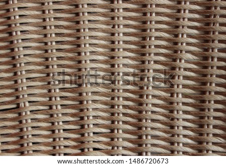 Natural textured background of woven paper rope