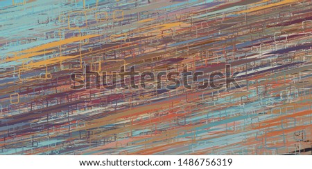 Digital sketch on colorful wall mix. 2d illustration. Texture backdrop painting matrix form. Creative chaos structure element material creation bitmap figures. Acrylic vivid.