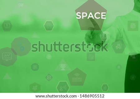 SPACE - technology and business concept