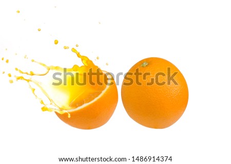 Fresh oranges from the garden