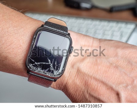broken wrist watch
