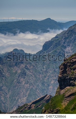 Pico Ruivo peak in Madeira 