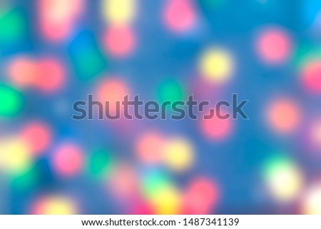 Multi color bokeh background, texture